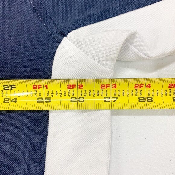 FootJoy Shirt Men Extra Large Blue White Golf Polo Golfer Preppy Casual Rugby FJ - Picture 9 of 11